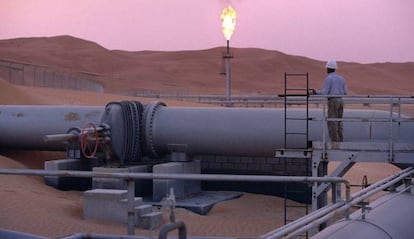 Conducciones de gas de Aramco en Arabia Saud&iacute;.