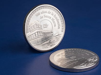 moneda conmemorativa de 20.000 pesos colombianos