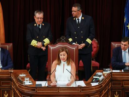 La nueva presidenta del Congreso, la socialista balear Francina Armengol, el pasado jueves en Madrid.