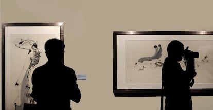 Obras de la exposición de Gu Gan y Pu Lieping en el IVAM.