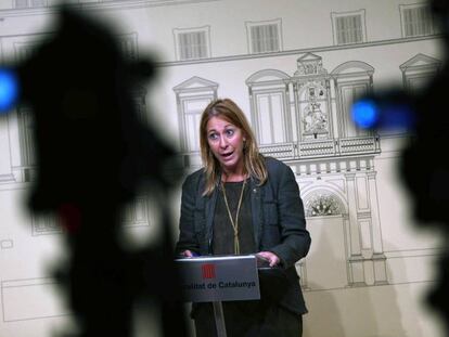 La consellera de la Presid&egrave;ncia, Neus Munt&eacute;, aquest divendres.