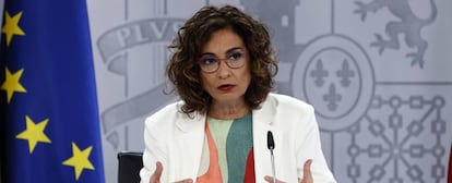 La ministra de Hacienda y portavoz del Gobierno, María Jesús Montero. 