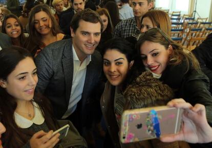 Albert Rivera, este mi&eacute;rcoles con estudiantes de la Universidad Camilo Jos&eacute; Cela. 