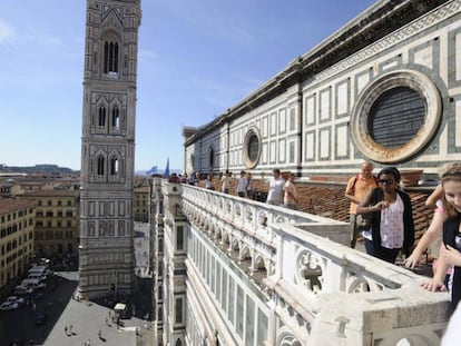 Vistas desde el Duomo de Florencia.