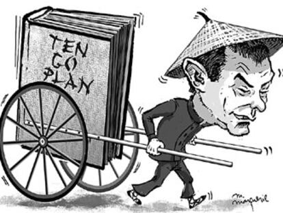 Caricatura de Juan José Ibarretxe