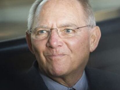 El ministro de Finanzas, Wolfgang Sch&auml;uble.