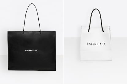 Dos de las versiones de la bolsa.