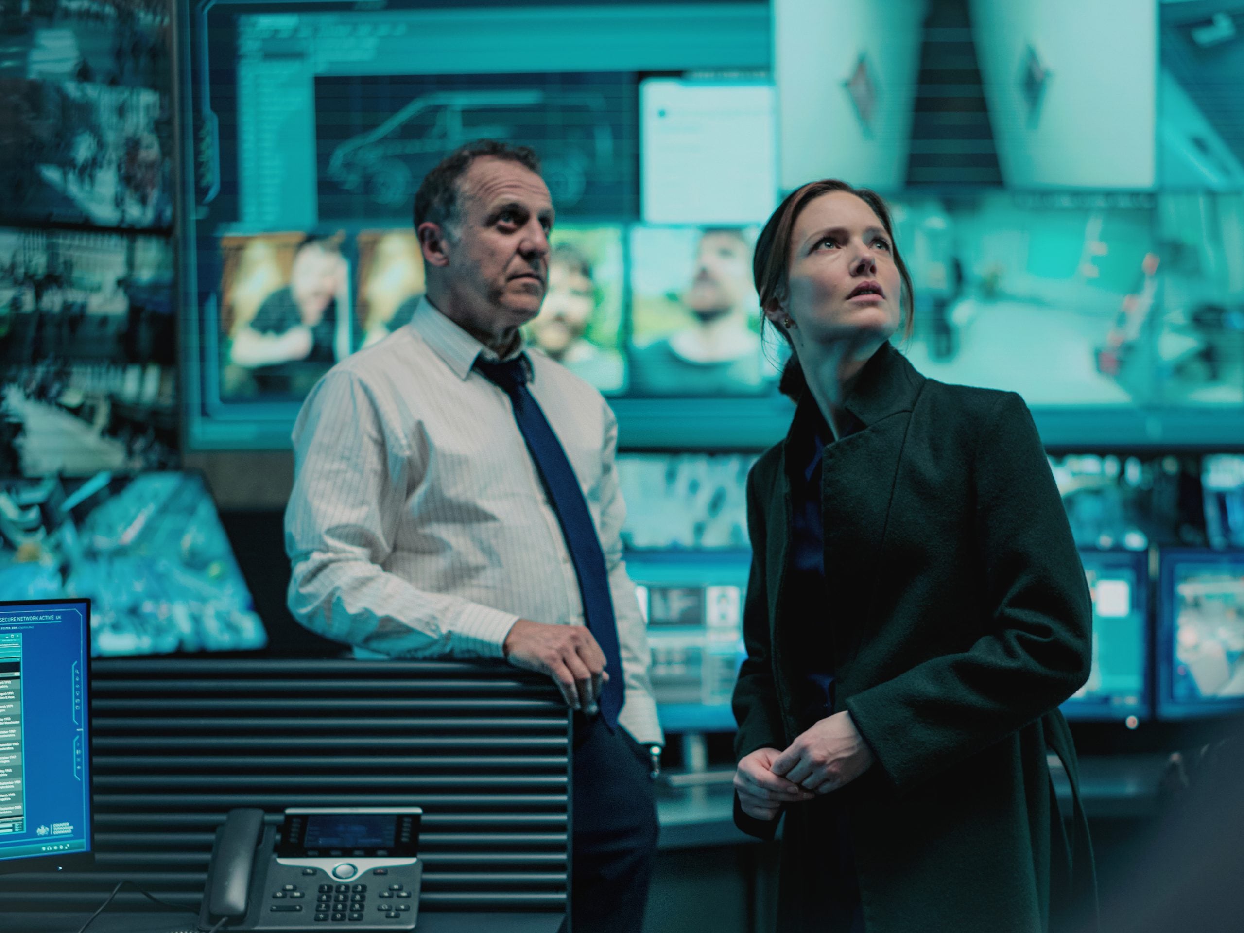 Una imagen de la tercera temporada de 'The Capture'.