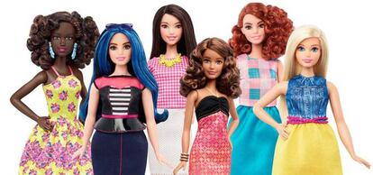 Nuevos modelos lanzados por Mattel de su mu&ntilde;eca estrella, Barbie.