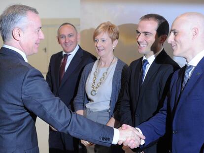 El lehendakari Urkullu participa en Vitoriaen la presentación del nuevo proyecto de parque de energía solar Ekain.