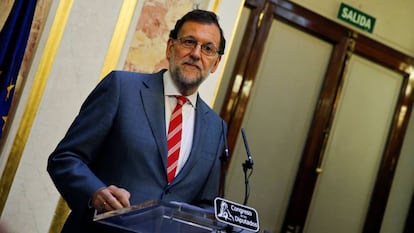 Mariano Rajoy on Thursday evening.