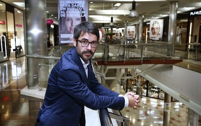 David Soriano, portavoz de los comerciantes del centro Gran Turia.