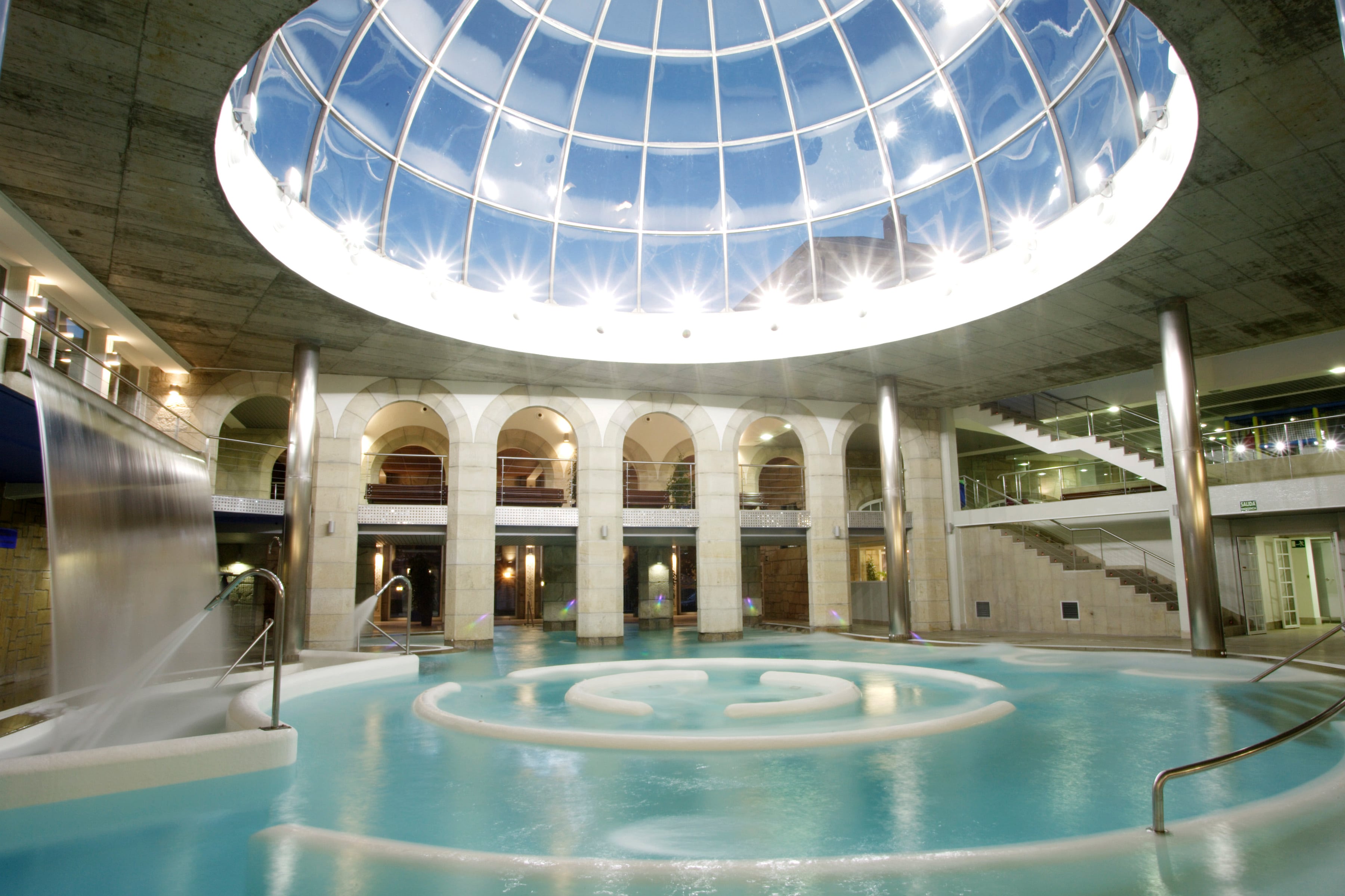 Balneario de Mondariz, uno de los más prestigiosos de España, en Pontevedra.