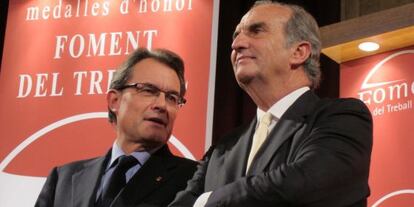 Artur Mas y Joaquim Gay de Montellà, en una imagen de archivo.
