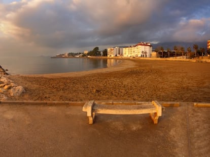 Una playa de Sant Carles de la Ràpita.