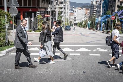 Abel Caballero, alcalde de Vigo, el pasado mes de abril en su ciudad.