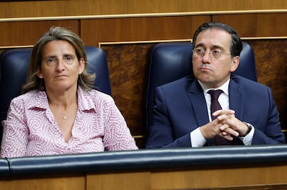 José Manuel Albares y Teresa Ribera