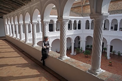 Claustro del convento de las clarisas, en Llerena.