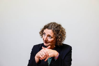 Michaela Kauer, durante la entrevista.