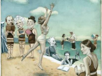 Baño de libros inmortales