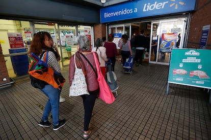 supermercado en Chile. Navidad