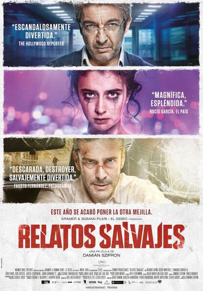 Cartel de 'Relatos Salvajes', dirigida por Damián Szifrón, cuenta con 9 nominaciones.