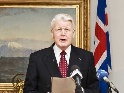 El presidente islandés, Olafur Ragnar Grimsson.