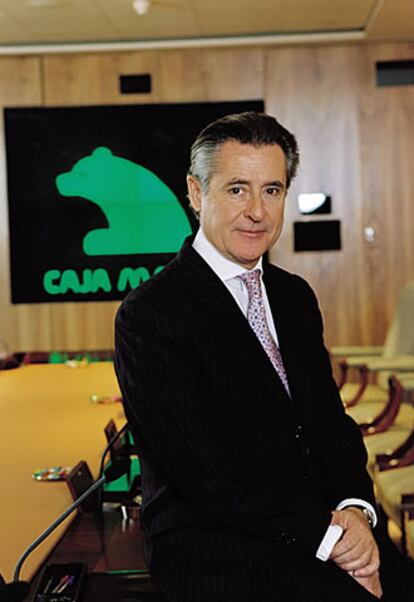 El presidente de la entidad financiera, Miguel Blesa.