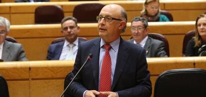 El ministro de Hacienda y Administraciones P&uacute;blicas, Cristobal Montoro.