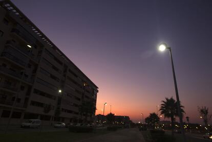 El barrio malagueño de La Misericordia está iluminado con farolas <i>Led</i>.