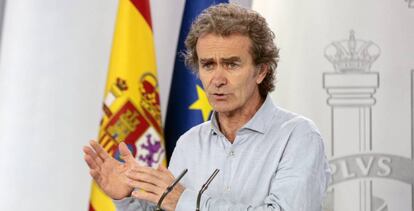 El director del Centro de Coordinación de Alertas y Emergencias Sanitarias, Fernando Simón.