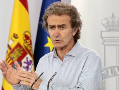 El director del Centro de Coordinación de Alertas y Emergencias Sanitarias, Fernando Simón.