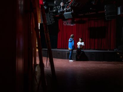 Sala de conciertos El Sol, de Madrid, cerrada por la pandemia.
