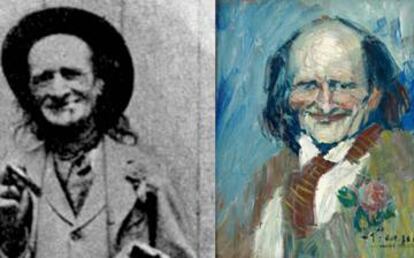 Bibí-la-Purée, a la foto, personatge de la bohèmia de Montmatre, pintat per Picasso.