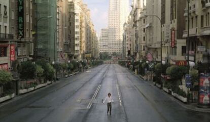 Una imagen de 'Abre los ojos' (1997), de Alejandro Amenábar.