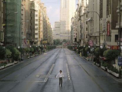 Una imagen de 'Abre los ojos' (1997), de Alejandro Amenábar.