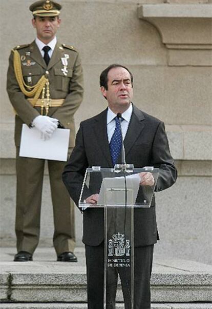 José Bono, en la Academia de Infantería de Toledo.