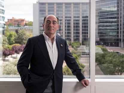 Ignacio Galán, presidente da Iberdrola, na sede da empresa elétrica, em Madri.