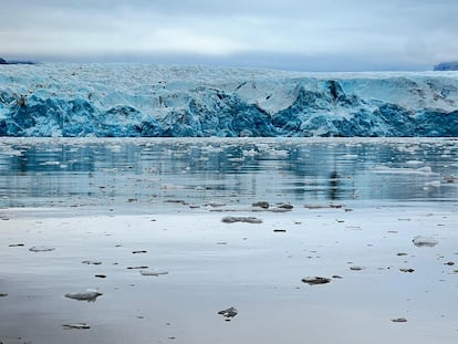 Una imagen del glaciar noruego de Tunabreen, en Svalbard.