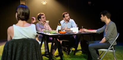 Una escena de la obra en el Teatre Lliure.