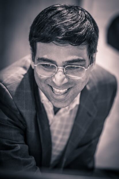 Viswanathan Anand, tras sus dos victorias en la primera jornada de Z&uacute;rich