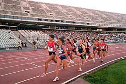 Un momento de las pruebas de atletismo celebradas en <I>La Peineta</I>.