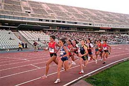 Un momento de las pruebas de atletismo celebradas en <I>La Peineta</I>.