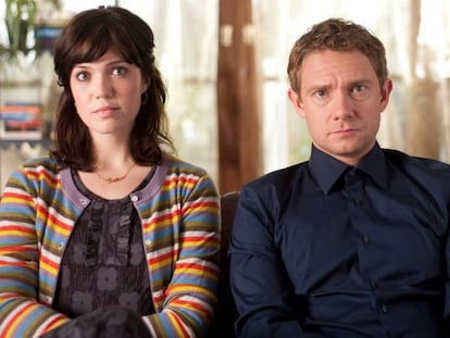 En la película de 2011 'Intercambio de parejas', Ellie (Mandy Moore) y Alvin (Martin Freeman) están al borde de la ruptura tras varios años de relación.