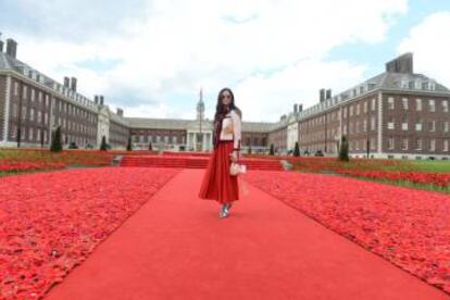 Demi Moore, en una fiesta en Londres.