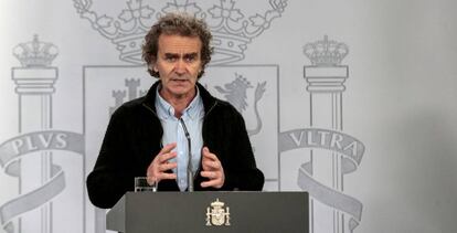 El director del Centro de Coordinación de Alertas y Emergencias Sanitarias del Ministerio de Sanidad, Fernando Simón.