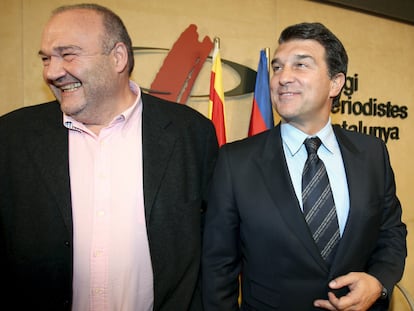 Joan Laporta y Joan Oliver FC Barcelona
