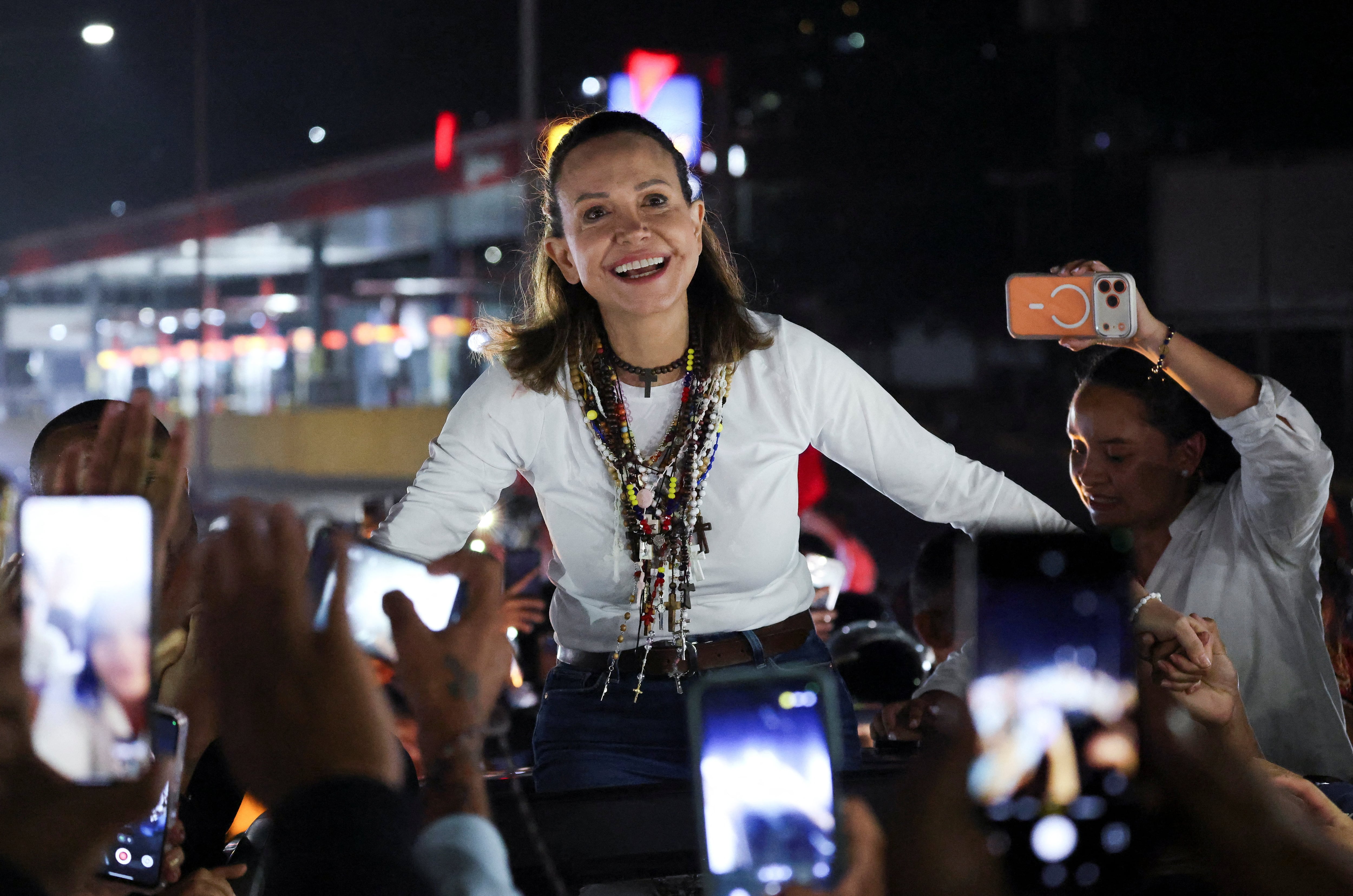 El regreso de María Corina Machado busca acelerar la transición y retar al chavismo