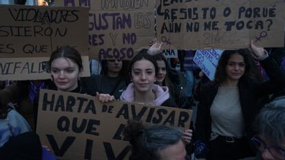 Manifestación en Santander el último 8-M.