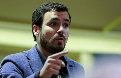 El candidato de IU a La Moncloa, Alberto Garzón.